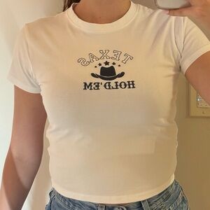 Beyonce Texas Hold ‘Em Embroidered Crop Top Western